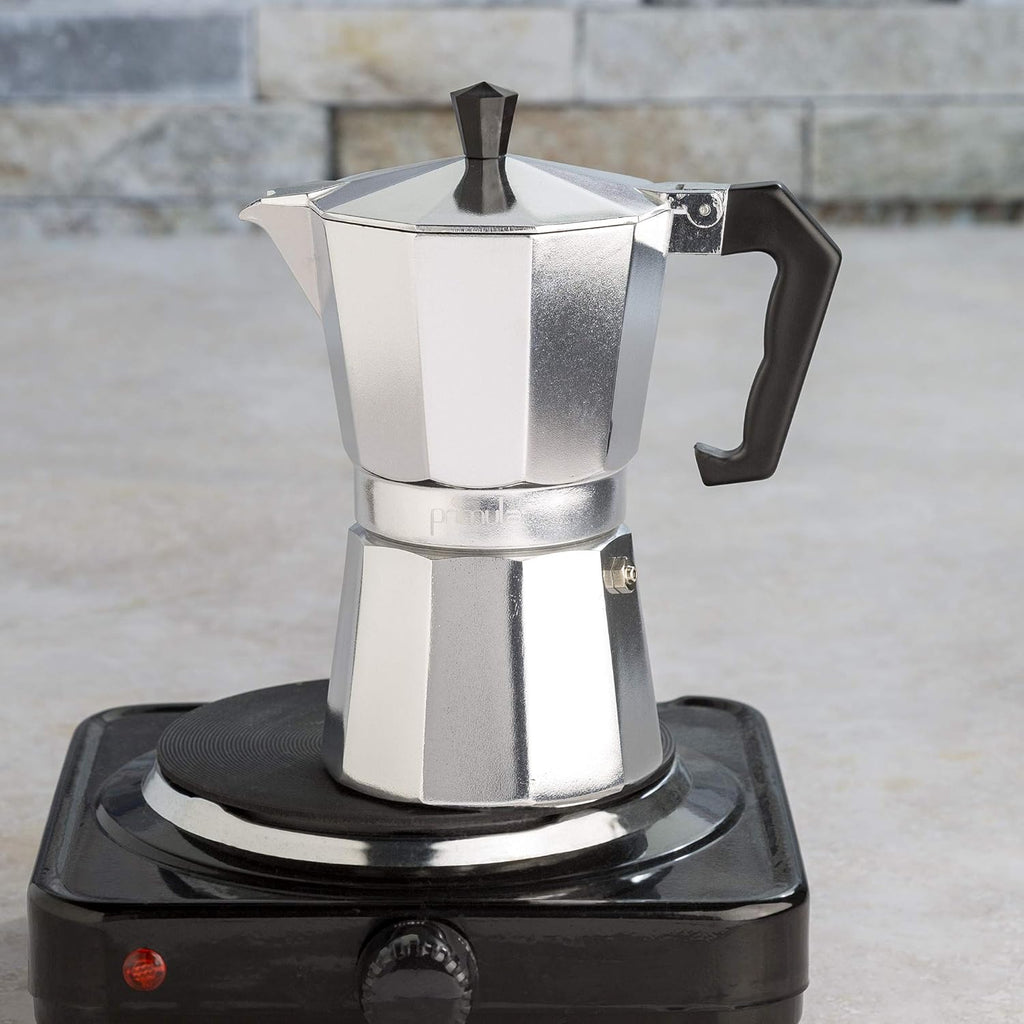 Cafetera italiana clásica para espresso y café, Moka Pot para café estilo italiano y cubano