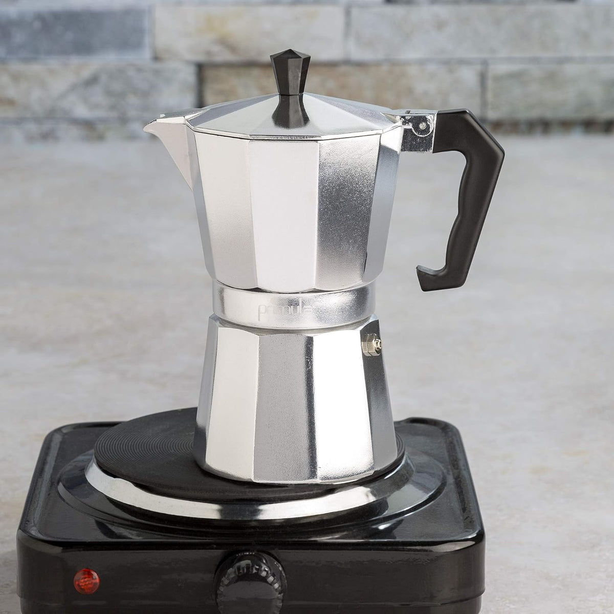 Cafetera italiana clásica para espresso y café, Moka Pot para café estilo italiano y cubano