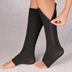 Calcetines de compresión con cremallera Medias de soporte 20-30 mmHg