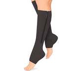 Calcetines de compresión con cremallera Medias de soporte 20-30 mmHg
