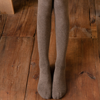 Calcetines de lana por encima de la rodilla
