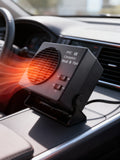Calefactor cerámico para coche 12V | 150W-300W | Desescarchador portátil con termostato automático