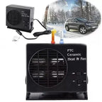 Calefactor cerámico para coche 12V | 150W-300W | Desescarchador portátil con termostato automático