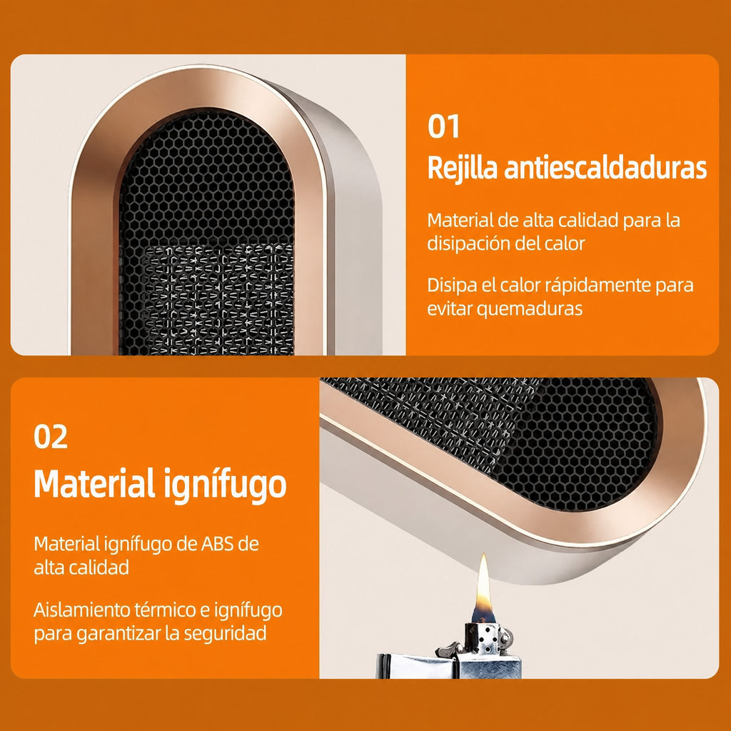 Calefactor de bajo consumo para habitaciones pequeñas