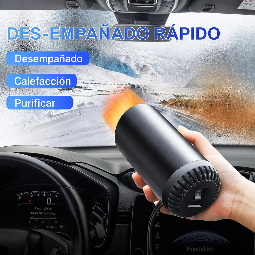 Calefactor para coche con descongelador y calentador rápido para portavasos