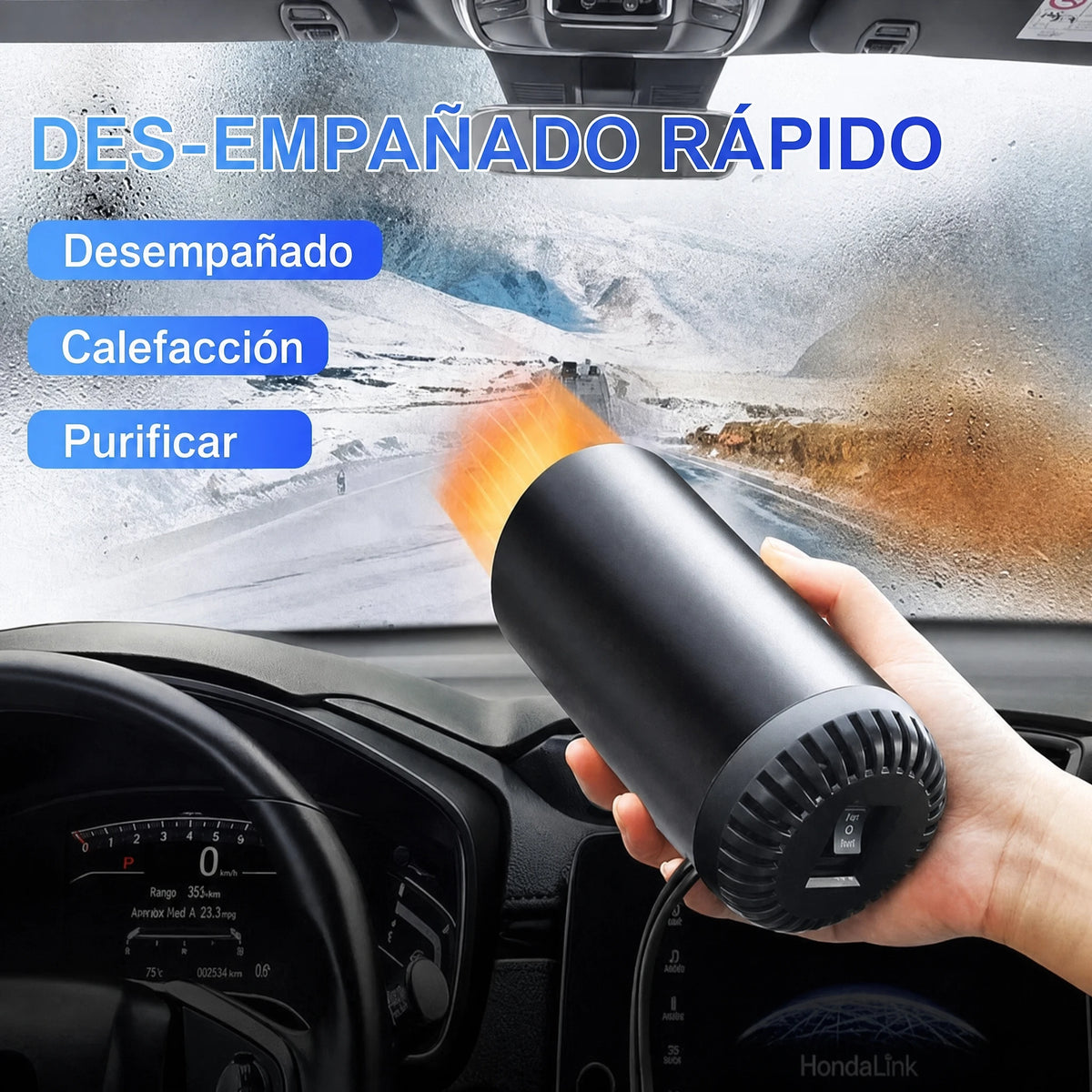 Calefactor para coche con descongelador y calentador rápido para portavasos