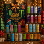 Calendario de Adviento Bebida Energética 24 Días Caja Cuenta Atrás de Navidad