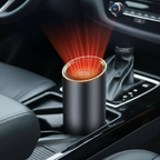 Calentador de aire caliente para coche en forma de taza - Calentamiento y enfriamiento rápidos ajustables, enchufe girat