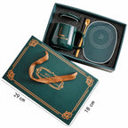 Calentador inteligente de taza de cerámica Posavasos calefactor Termostato eléctrico para calentar café Juego de taza pa