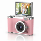 Cámara digital 4K con pantalla abatible 48 MP zoom 8X compacta para foto y vídeo