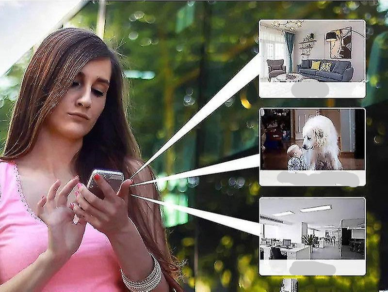 Cámara inalámbrica 5G, 1080P HD, fácil de montar, control por app