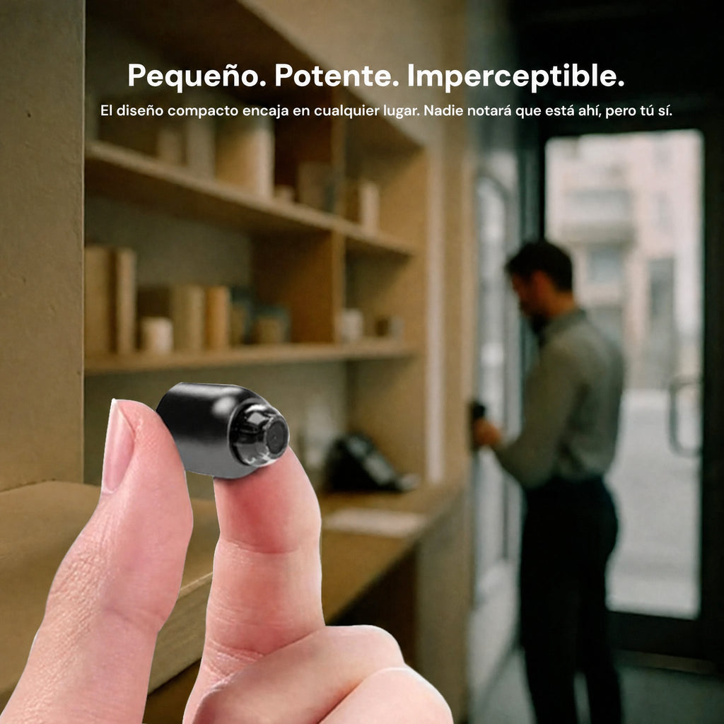 Cámara inalámbrica discreta con resolución HD 1080P y audio para monitorización