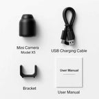Cámara inalámbrica discreta con resolución HD 1080P y audio para monitorización