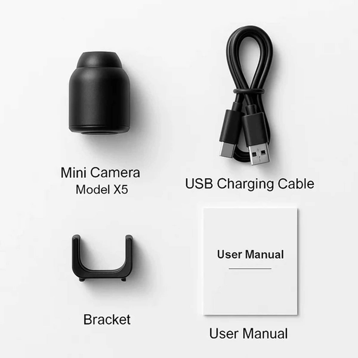 Cámara inalámbrica discreta con resolución HD 1080P y audio para monitorización