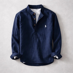 Camisa lavada de hombre Effortless para una comodidad refinada