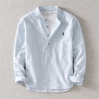 Camisa lavada de hombre Effortless para una comodidad refinada