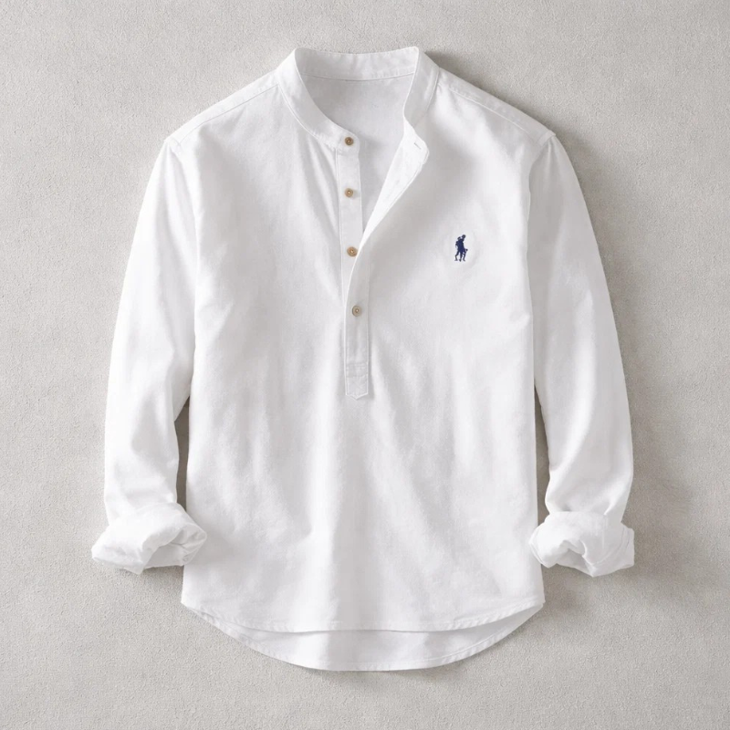 Camisa lavada de hombre Effortless para una comodidad refinada