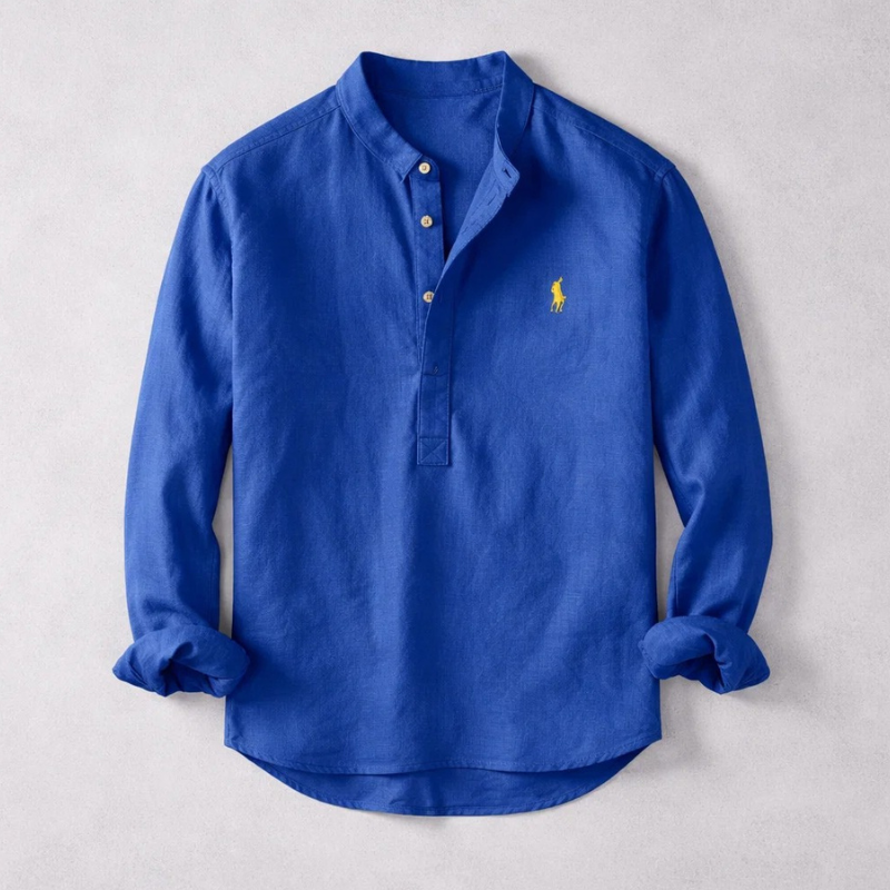 Camisa lavada de hombre Effortless para una comodidad refinada