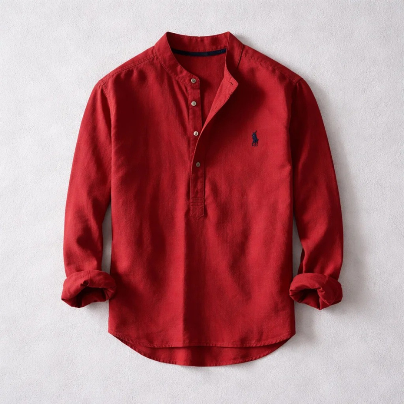 Camisa lavada de hombre Effortless para una comodidad refinada