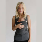 Camiseta de porteo con bolsa portabebés integrada y algodón elástico, lavable a máquina