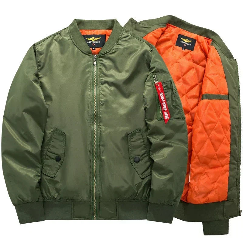 Cazadora bomber acolchada de hombre