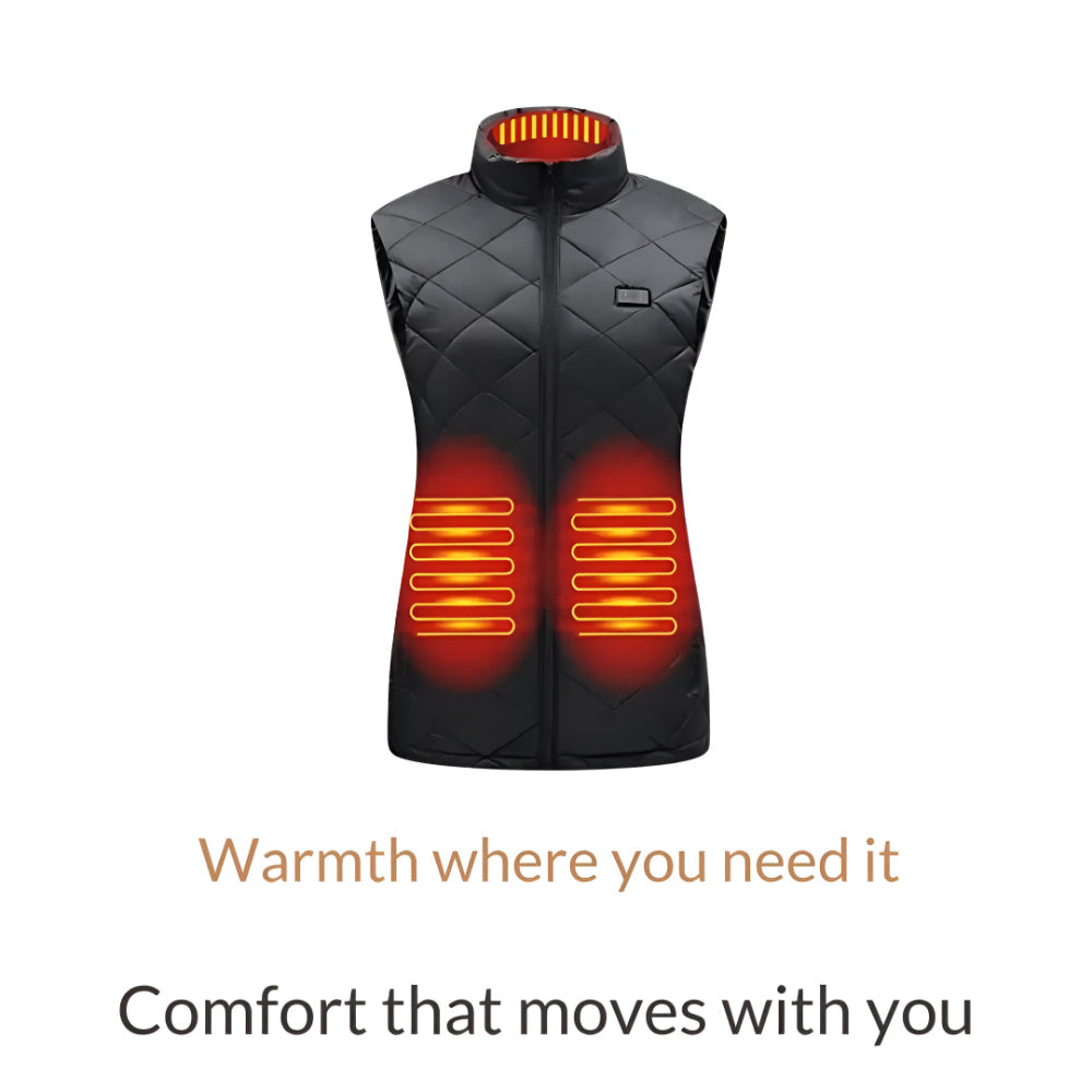 Chaleco calefactable para mujer Calefacción eléctrica Exterior invierno