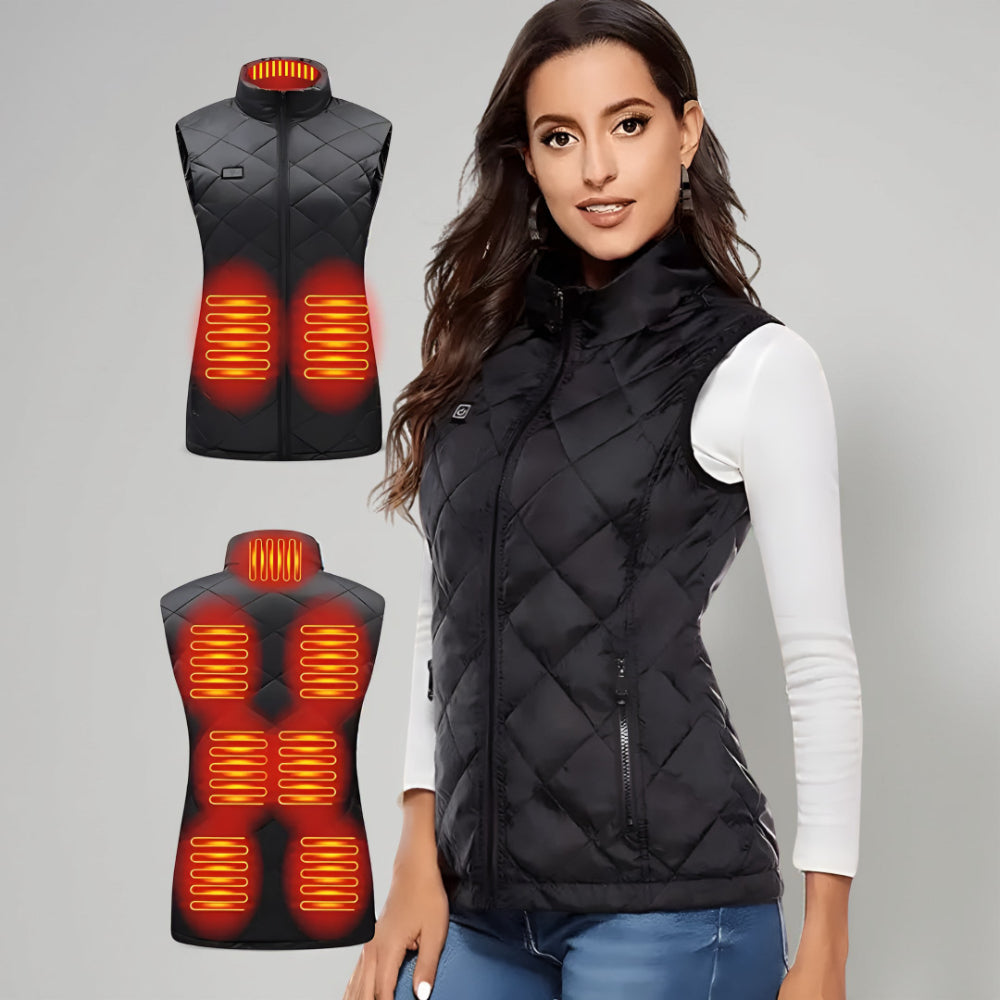 Chaleco calefactable para mujer Calefacción eléctrica Exterior invierno