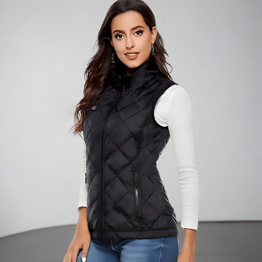 Chaleco calefactable para mujer Calefacción eléctrica Exterior invierno