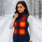Chaleco calefactable para mujer Calefacción eléctrica Exterior invierno