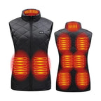 Chaleco calefactable para mujer Calefacción eléctrica Exterior invierno