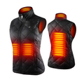 Chaleco calefactable para mujer con control dual y 9 zonas de calor – comodidad y calidez para todas las estaciones