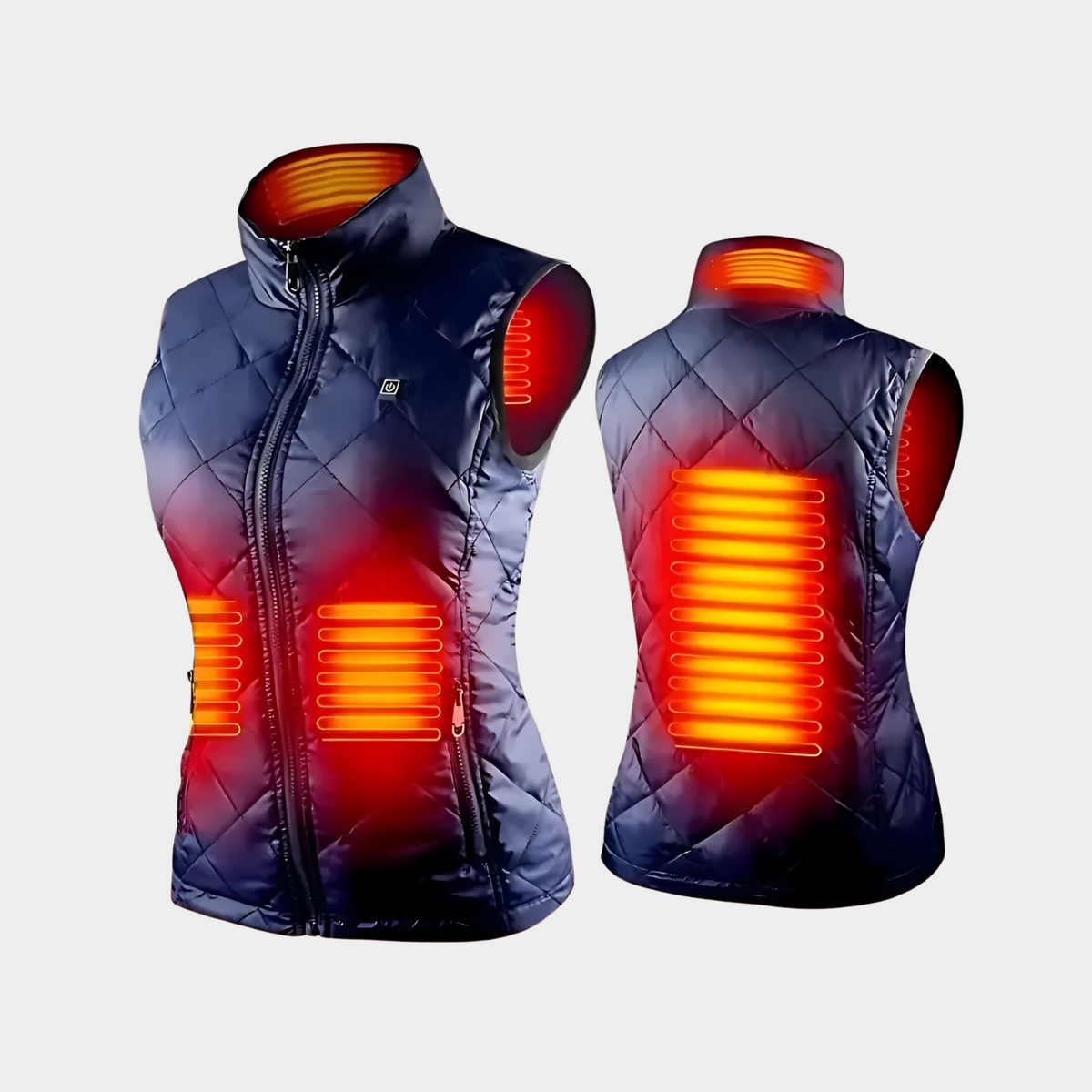 Chaleco calefactable para mujer con control dual y 9 zonas de calor – comodidad y calidez para todas las estaciones