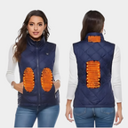 Chaleco calefactable para mujer con control dual y 9 zonas de calor – comodidad y calidez para todas las estaciones