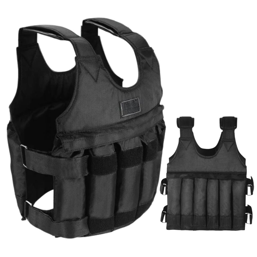 Chaleco lastrado unisex ajustable de 50 kg para entrenamiento
