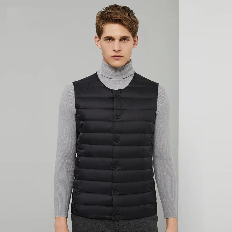 Chaleco ligero de plumas para hombre - Laurent