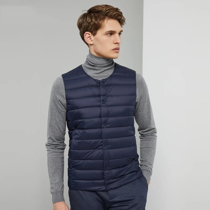 Chaleco ligero de plumas para hombre - Laurent