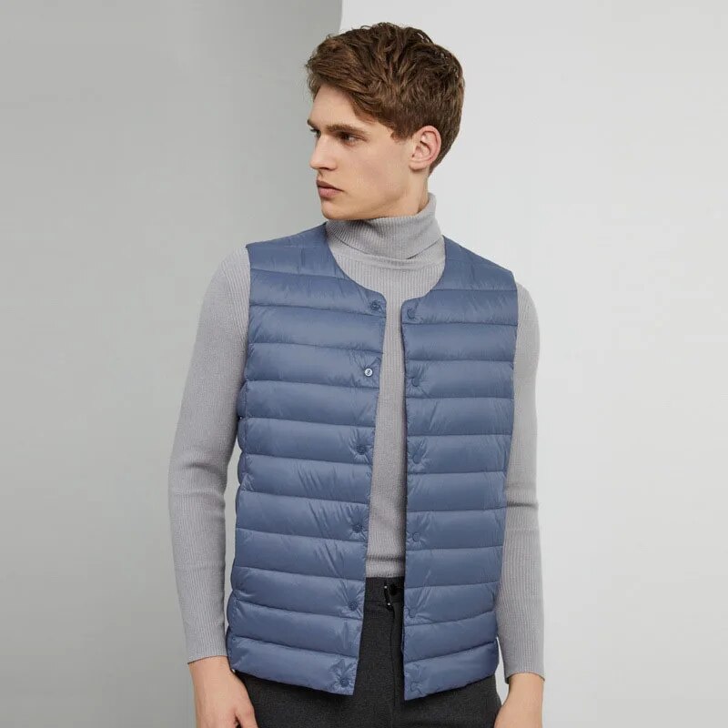 Chaleco ligero de plumas para hombre - Laurent
