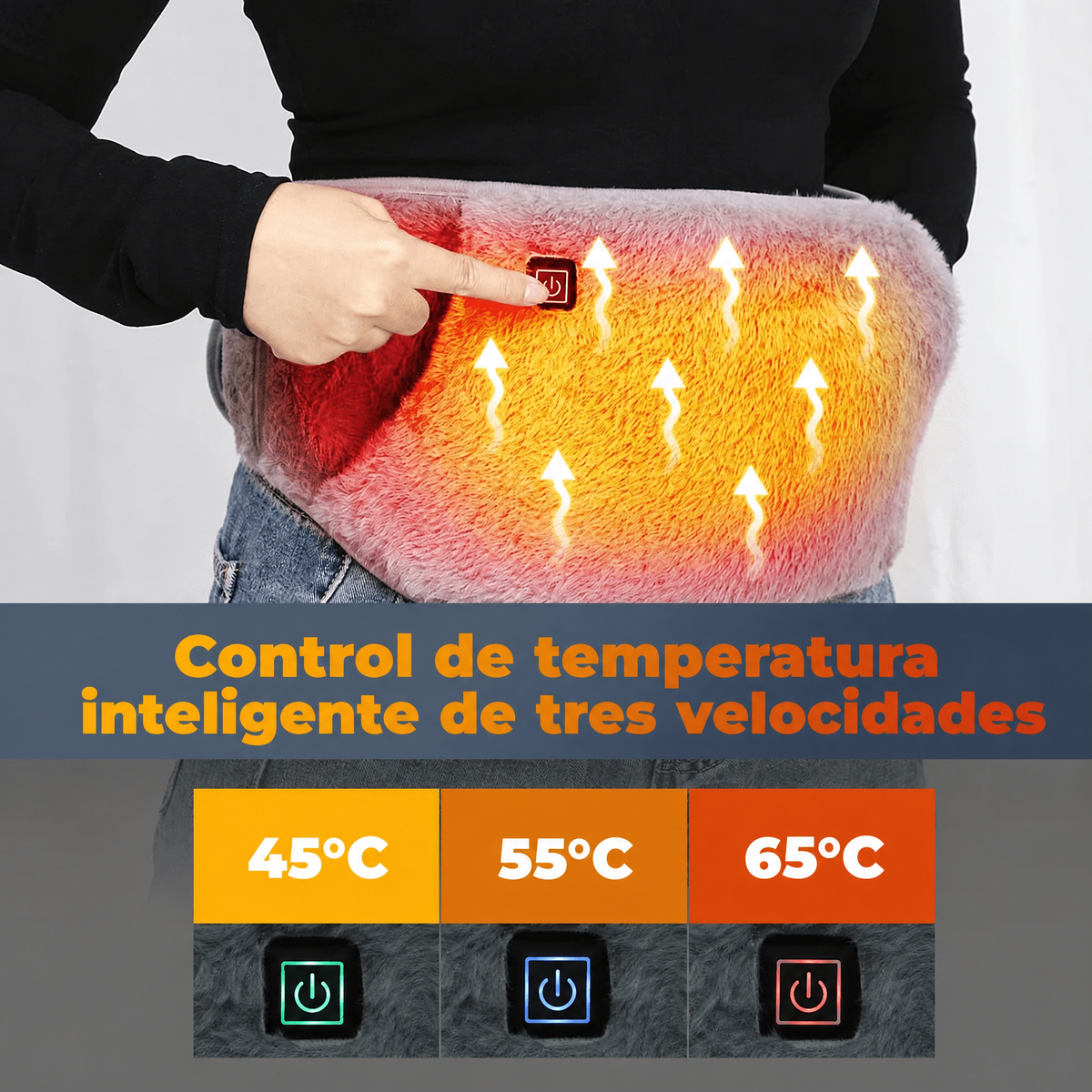 Cinturón de Calor – Calentador Abdominal para Alivio del Dolor Menstrual