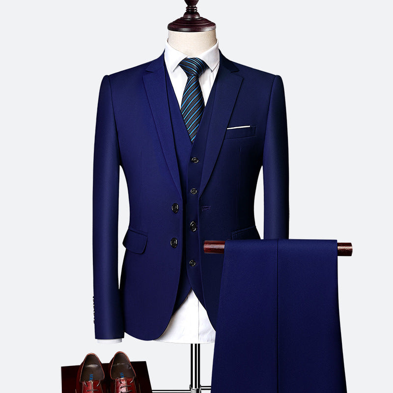 Traje de tres piezas para hombre - Ropa formal clásica para eventos