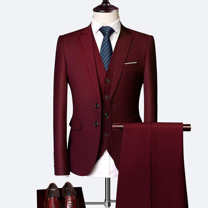 Traje de tres piezas para hombre - Ropa formal clásica para eventos