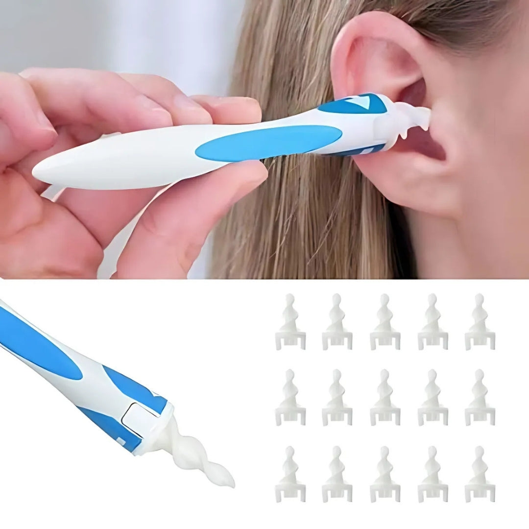 ClearEar | Limpiador de cera de oído de silicona – Seguro – No invasivo – Flexible para la higiene del oído – Comodidad 
