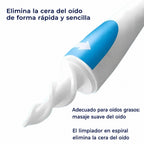 ClearEar | Limpiador de cera de oído de silicona – Seguro – No invasivo – Flexible para la higiene del oído – Comodidad 