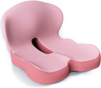 Cojín de asiento | Cojín de asiento ergonómico de espuma viscoelástica | Alivio de presión y antideslizante | ErgoComfor