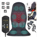 Cojín de asiento de masaje 8 modos con almohadilla térmica para espalda y cuello