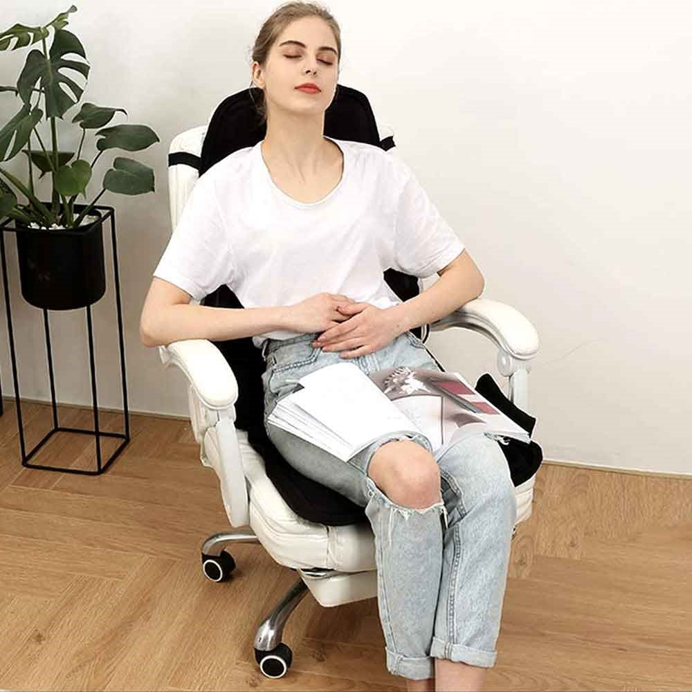 Cojín de masaje calefactado de 8 modos para silla, espalda, cuello y relajación de todo el cuerpo – Perfecto para coche 