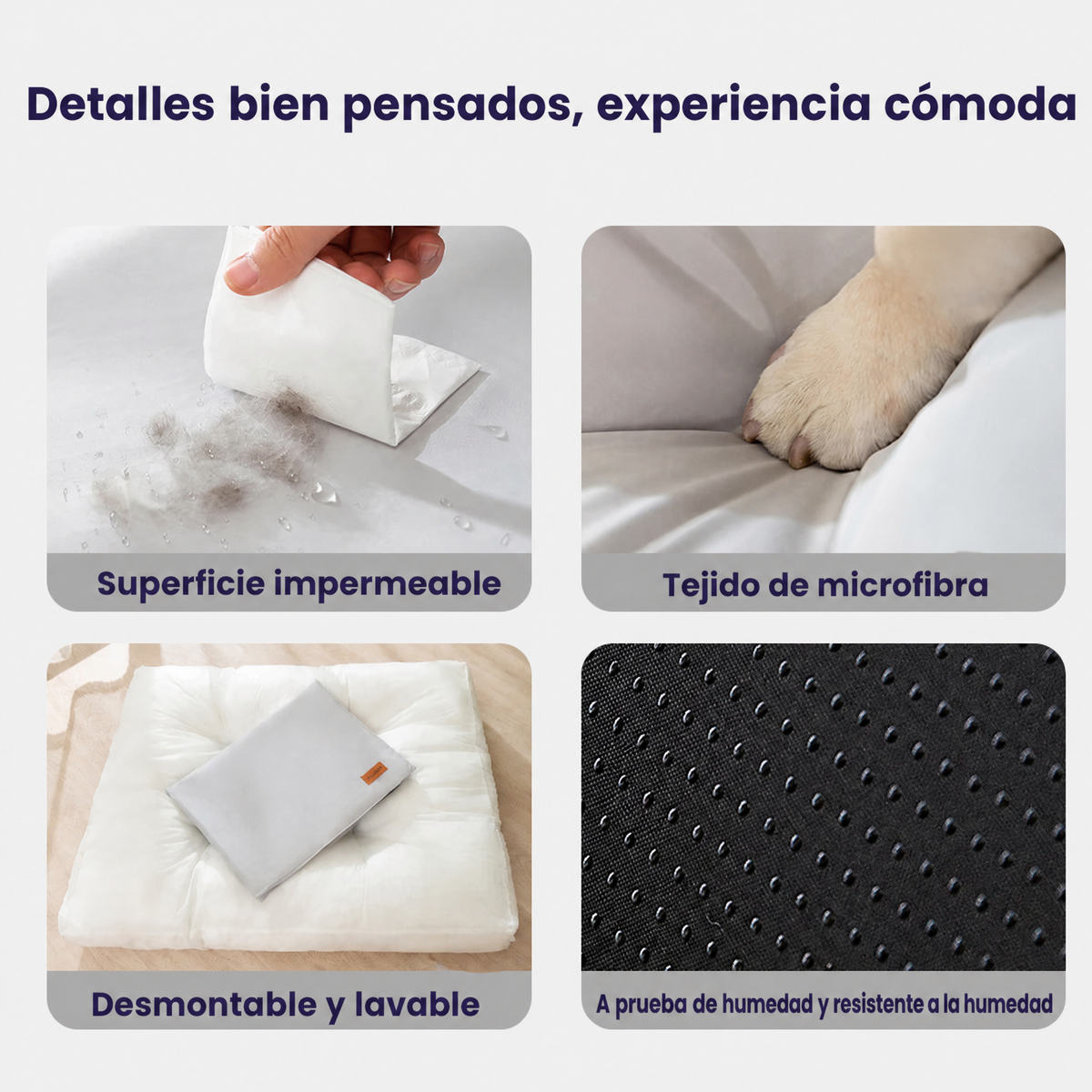 Cojín Ortopédico e Impermeable para Perro - FlexiRest