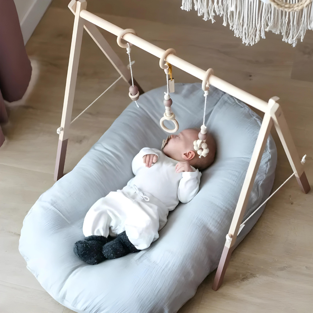 Cojín ortopédico versátil para bebé – Soporte suave y transpirable