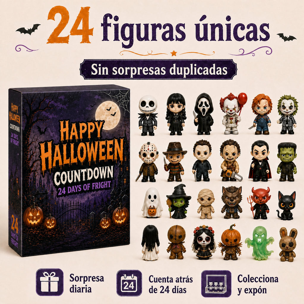 Colección Calendario Misterioso de Halloween de 24 Días