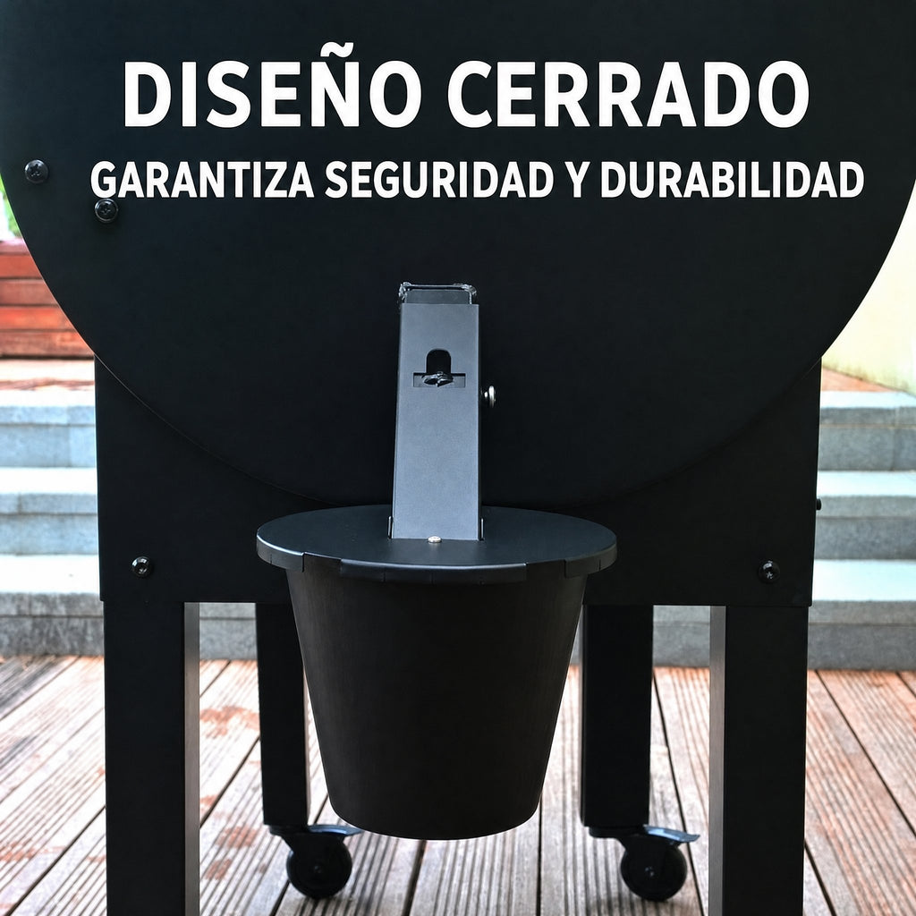 Colector mejorado de grasa para parrilla