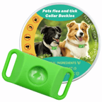 Collar antipulgas e impermeable unisex para mascotas